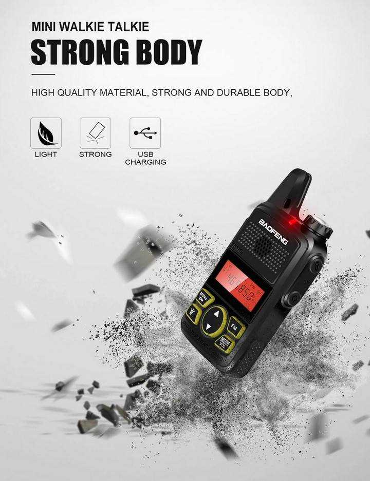 Baofeng BF-T1 Mini Walkie Talkie Outdoor Handheld