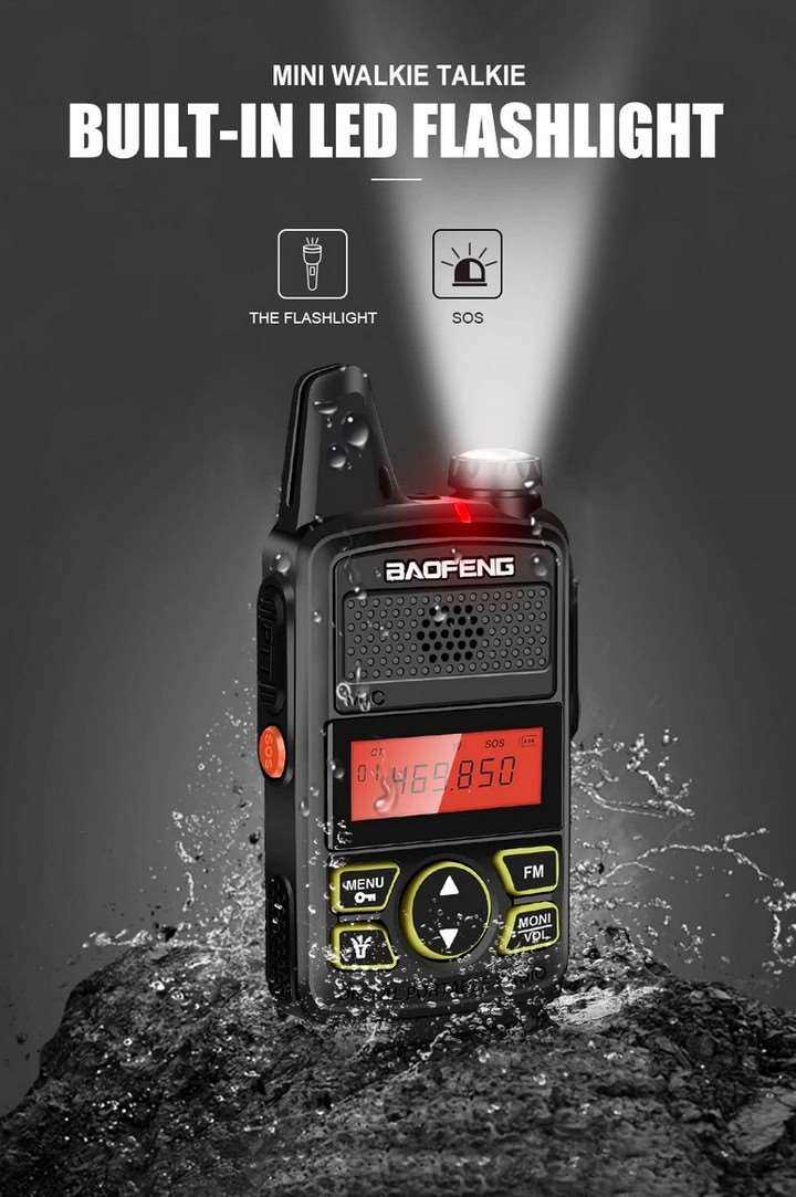 Baofeng BF-T1 Mini Walkie Talkie Outdoor Handheld
