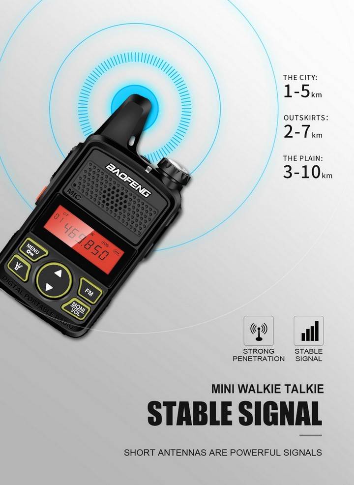 Baofeng BF-T1 Mini Walkie Talkie Outdoor Handheld