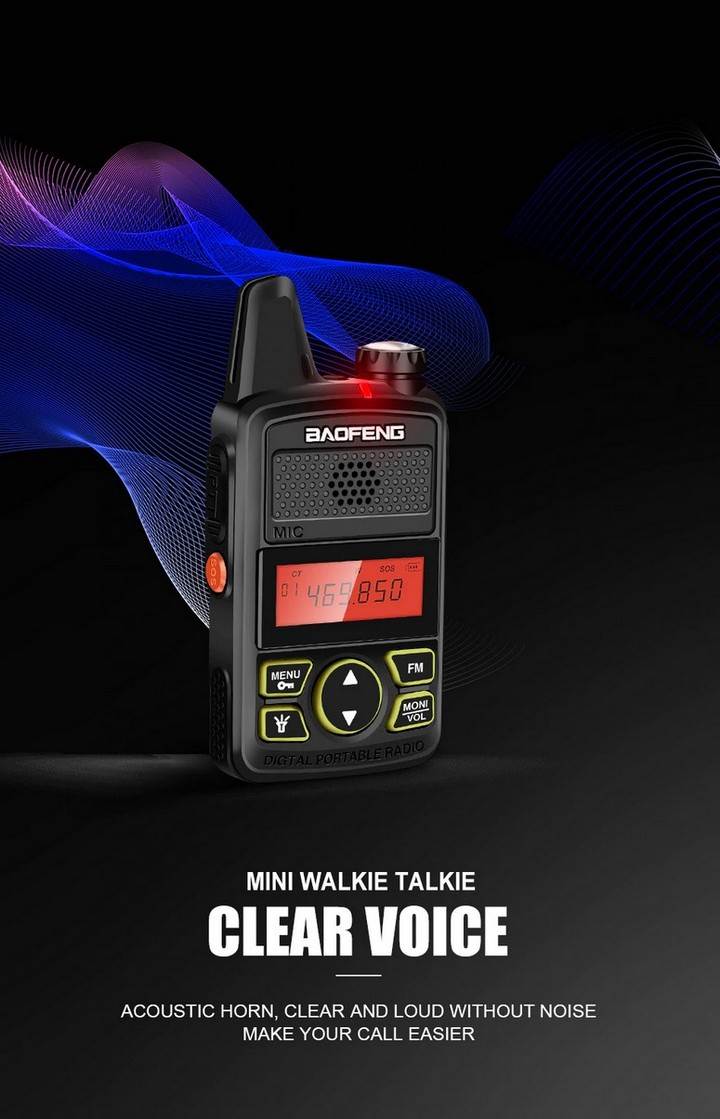 Baofeng BF-T1 Mini Walkie Talkie Outdoor Handheld