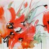 Digital Printing Watercolor Flowers Poster My Wall Art Home Decor