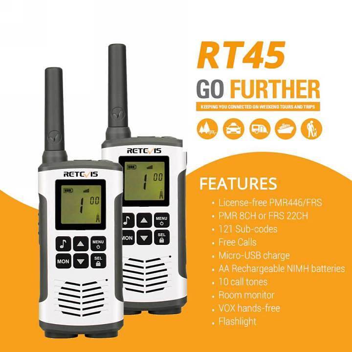Walkie Talkie Family Outdoor Radio PMR PMR446 FRS Handy Portable Radio Legal Free License Radio USB