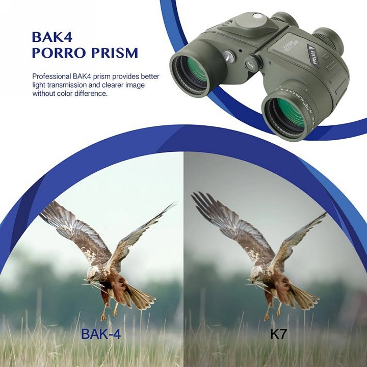 High Quality Professional Waterproof Binoculars with Compass