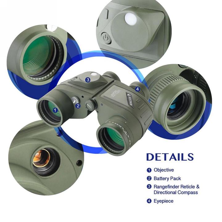 High Quality Professional Waterproof Binoculars with Compass