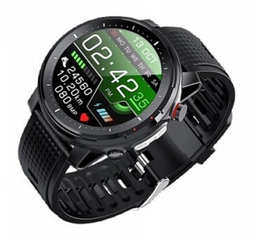 Smart watch for iOS Android phones built led flashlight