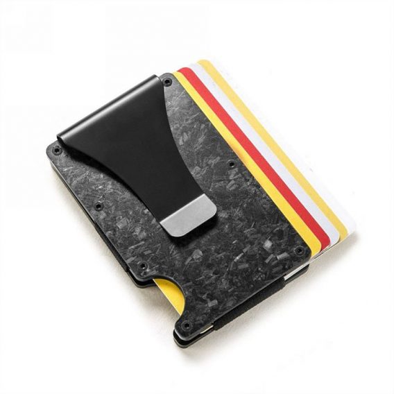 Ridge Wallet Carbon Fiber Men's Slim Wallet Card Holder RF Wallet