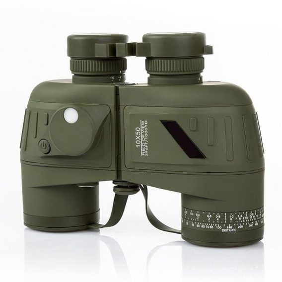 10x50 Binoculars Marine With Compass Rangefinder
