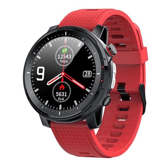 Smart Watch For iOS Android Phones Bluetooth Push Notifications Built Led Flashlight